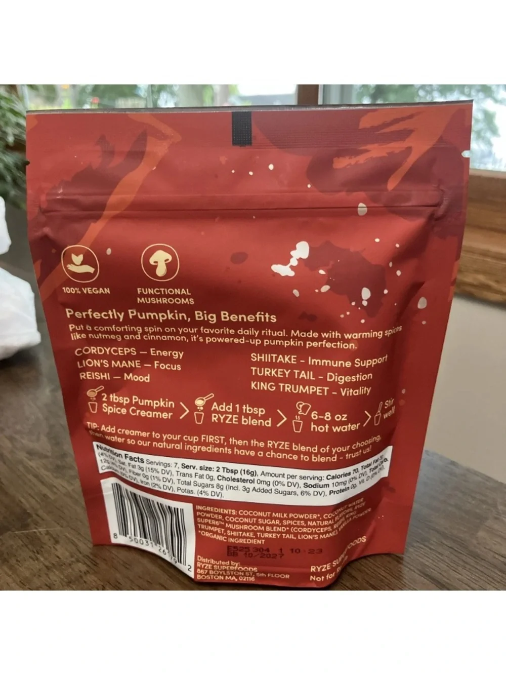 Pumpkin Spice Superfood Creamer - RYZE